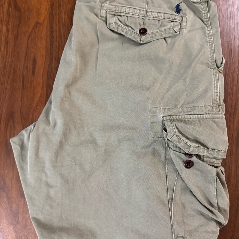 Polo Ralph Lauren cargo shorts greenish khaki color men’s 44B